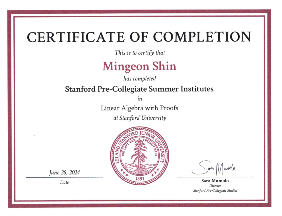 Standford Certification